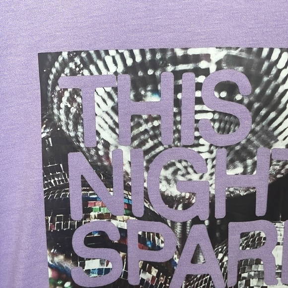 Taylor Swift small purple Enchanted tee shirt with disco balls - Picture 5 of 6